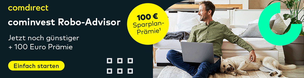 Banner cominvest Neukundenangebot