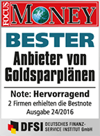 Solit Bester Anbieter von Goldsparplänen