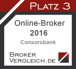 Online-Broker des Jahres 3. Platz