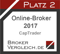 Online-Broker des Jahres 2017 2. Platz