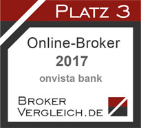 Online-Broker des Jahres 2017 3. Platz