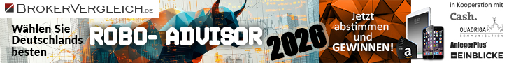 Banner für die Wahl zum Robo-Advisor 2026